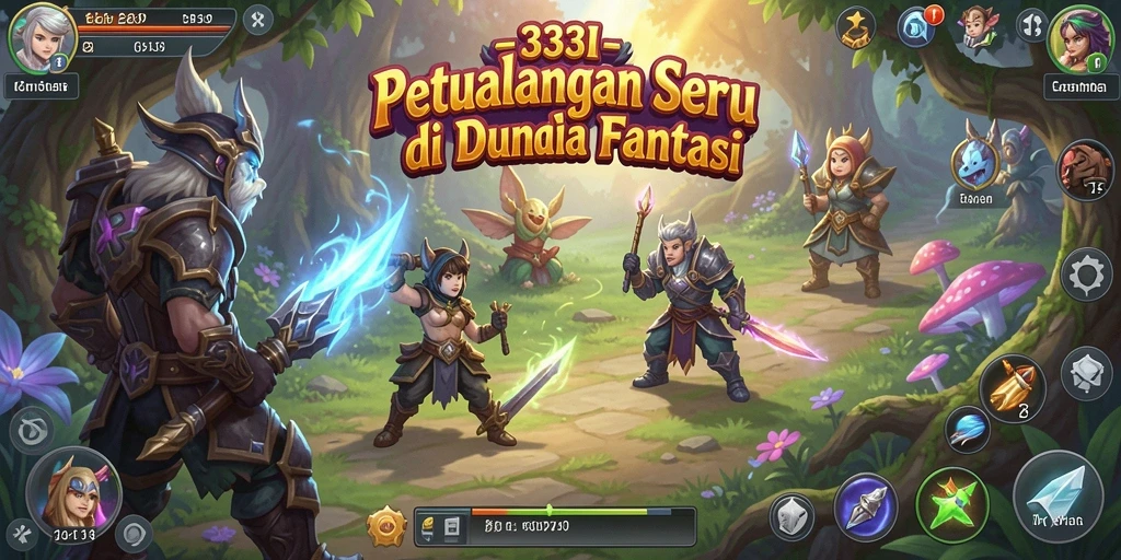 Tangkapan layar 333I menampilkan aksi petualangan yang mendebarkan.