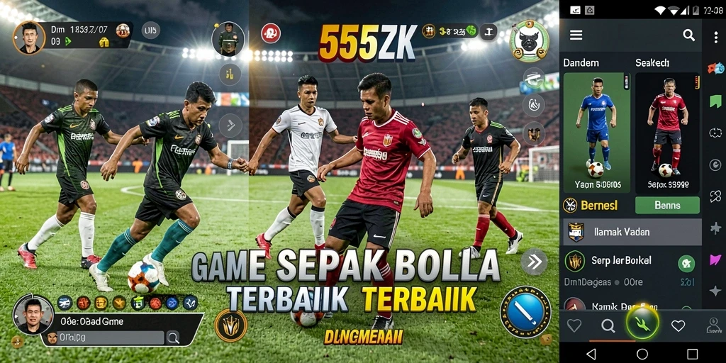 Tampilan gameplay 555ZK yang seru dan penuh aksi di lapangan.