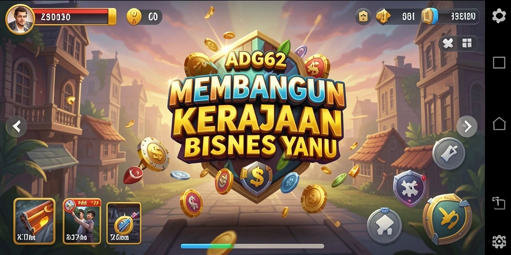 Gameplay Tycoon yang seru dengan fitur pengelolaan bisnis.