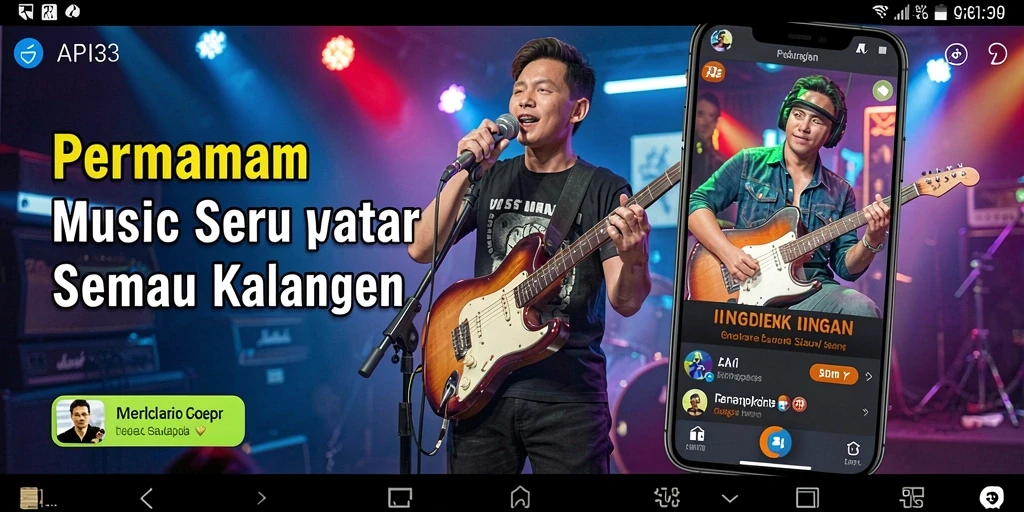 Tampilan gameplay API33 yang penuh warna dan dinamis.