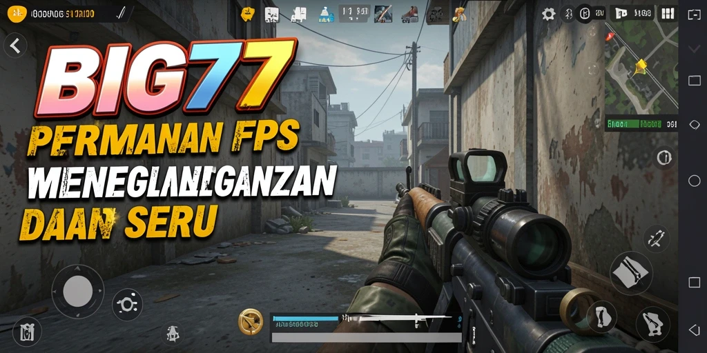 Tampilkan aksi menegangkan dalam gameplay FPS BIG77.