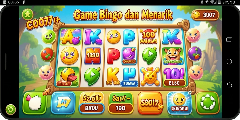 Tampilan gameplay seru dalam C0077, nikmati pengalaman Bingo yang menghibur.