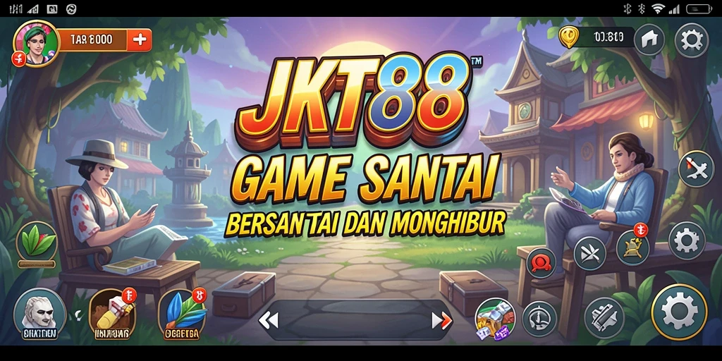 Tampilan gameplay cerah dan menarik dari JKT88.
