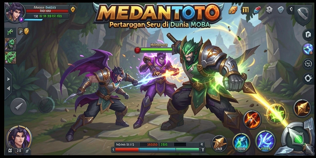 Tampilan mendebarkan dari pertempuran di MEDANTOTO.