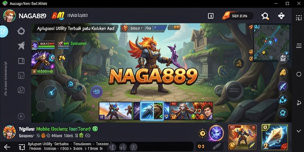 Tampilan antarmuka NAGA889 yang ramah pengguna dan fungsional.
