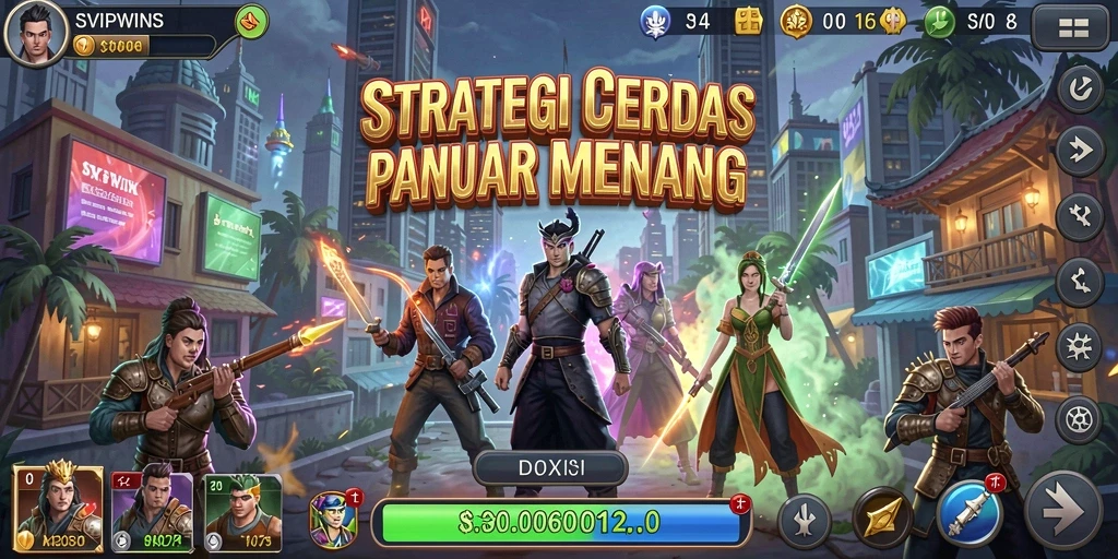 Tangkapan layar menampilkan gameplay mendebarkan di SVIPWINS.