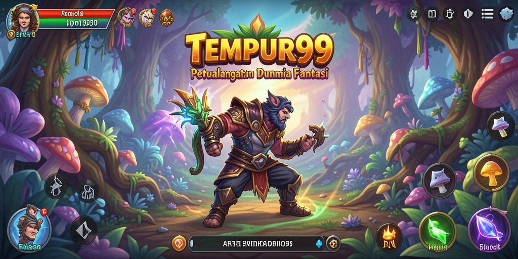 Tangkapan layar TEMPUR99 memperlihatkan aksi seru dalam petualangan yang menantang.