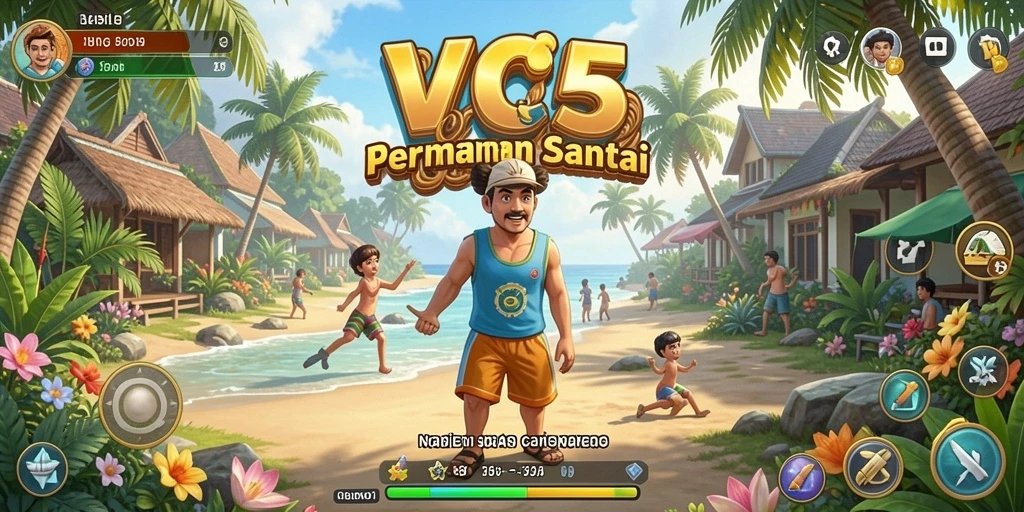 Tampilan gameplay VC5 yang seru dan penuh warna.