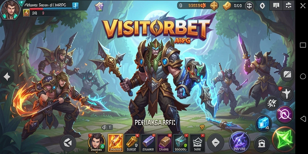 Gameplay mendebarkan dalam dunia ARPG penuh pertempuran.