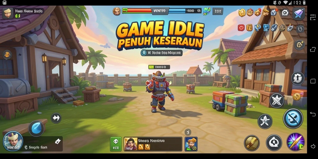Tampilan seru gameplay WIN199 dalam aksi Idle.