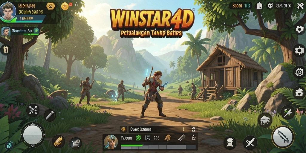Gameplay menyenangkan dengan dunia terbuka di WINSTAR4D.
