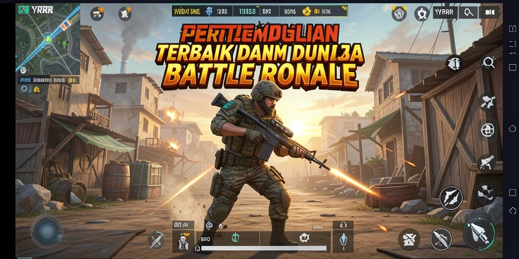 Tampilan gameplay YYRR yang mendebarkan dan kompetitif.